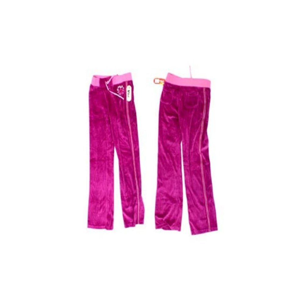 New FILA Purple Velour Pants Girls' XL